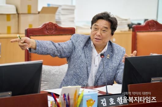 경기도의회 김호겸 의원, 조리실무사의 근로환경 개선이 학생의 인성 향상에 영향을 준다!