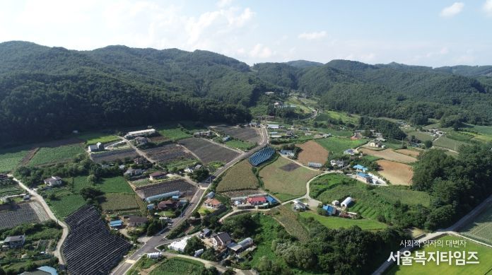 안흥면 안흥4리(말무덤) ~ 송한리(마을입구) 농어촌도로 확포장 준공