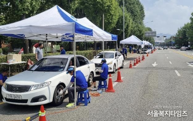 지난해 추석맞이 무상점검 행사 현장 사진