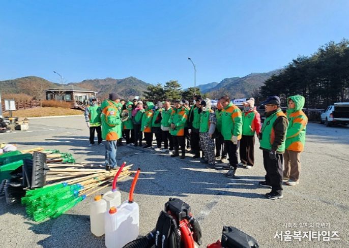 인제군 자율방재단 활동
