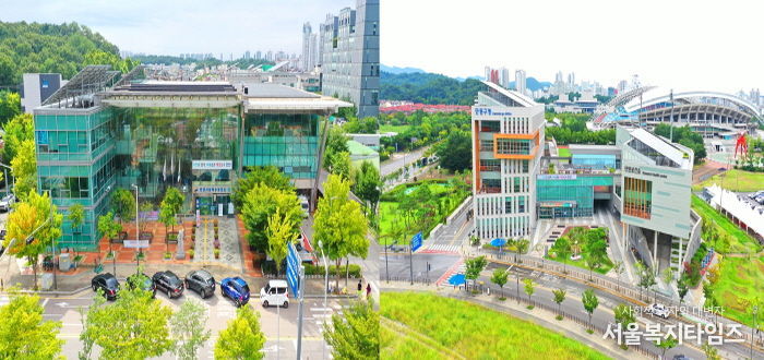 상록수보건소(왼쪽 사진)·단원보건소(오른쪽 사진) 전경