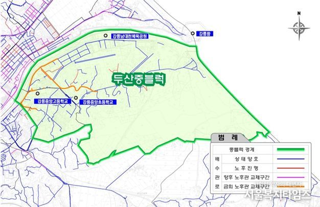 계획평면도 두산 중블록