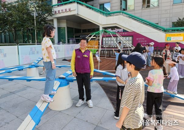 동대문구청 광장서 ‘여기저기 서울형 키즈카페’ 운영