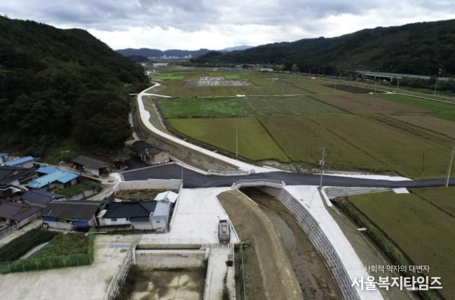 합천군 '율곡 가리목 소하천 정비사업' 준공