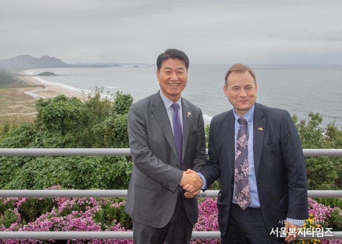 주한 독일대사 고성군 방문