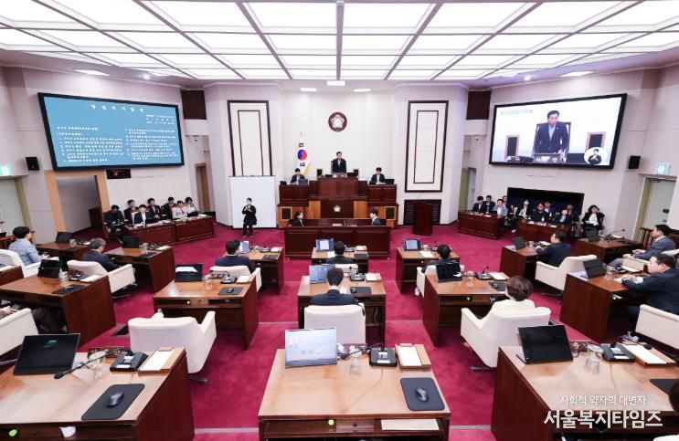 제291회 구미시의회 임시회 전경