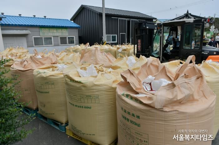 지난해 공공비축미곡 매입 당시 사진