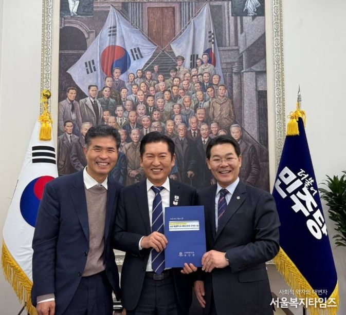 정청래 더불어민주당 당대표 면담 RE100 국가산단 조성 등 지역 현안 건의