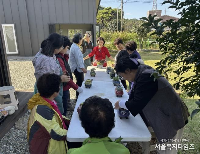 농촌자원 융복합 치유농업 프로그램 운영 사진