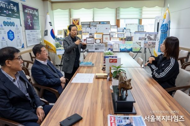 증평군 이재영 군수 서은주 선수 전국 장애인체육대회 성과 축하