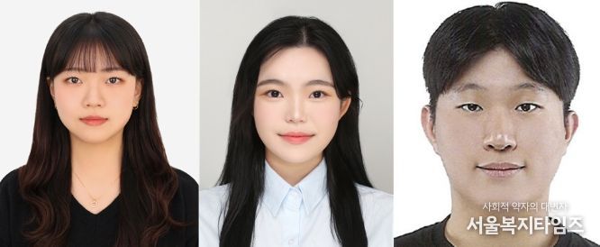 경상국립대학교 농업생명과학대학 지역시스템공학과 기후지능농업방재연구실 연구원 최지은 씨,스마트농업시설환경공학연구실 석사과정 강성하, 유재민 씨(왼쪽부터).