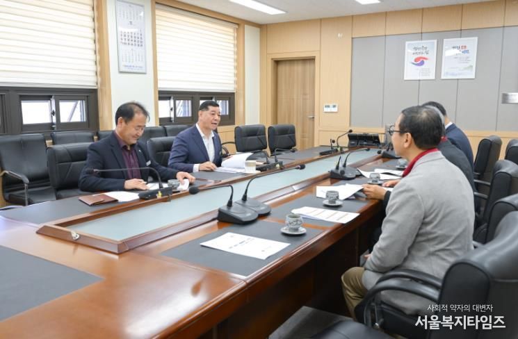 공주시, 충남사회복지공동모금회와 성금모금 간담회 가져