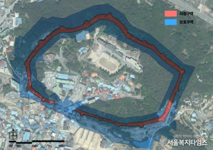 서천읍성 사적 지정(보호)구역 안