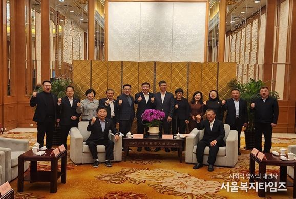 중국 다렌시 방문 양 도시 의회 간 교류 및 우호 협력 논의