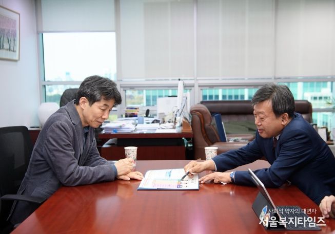 윤건영 국회의원과 면담