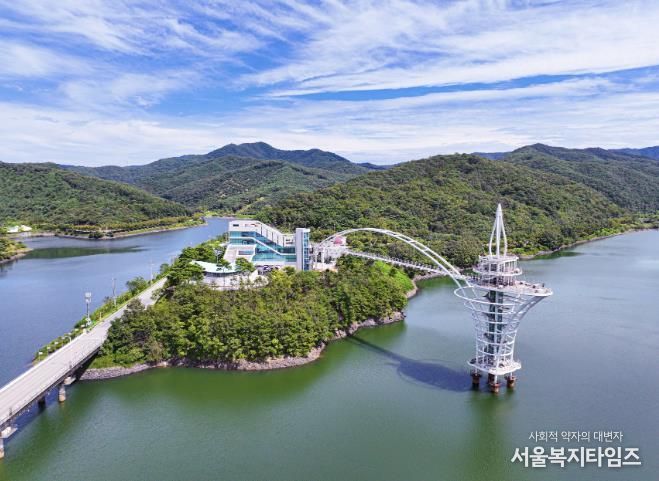 칠갑타워 전경 사진