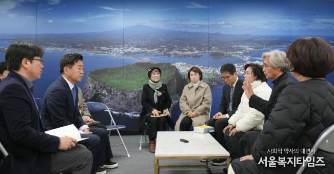 제주도민연대(대표 이향) 등 단체와 면담