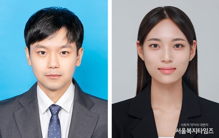 경상국립대학교 나노신소재융합공학과 김주형 교수와 석사과정 황휘령 씨(왼쪽부터)
