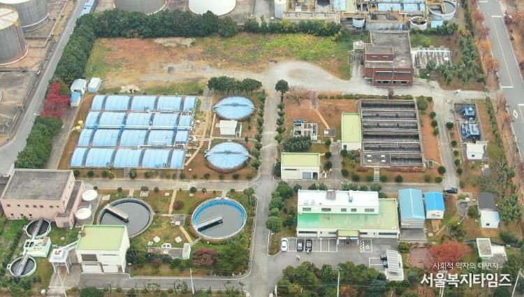 광양시, 광양국가산단 노후 폐수관로 정비사업 본격화 12월 22일 착공 - 하수처리과(태인폐수처리장 전경)