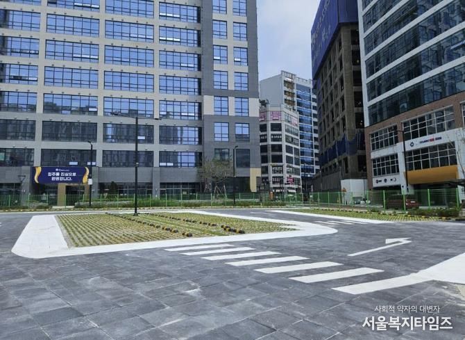 친환경 주차장으로 조성된 토당 제1공영주차장