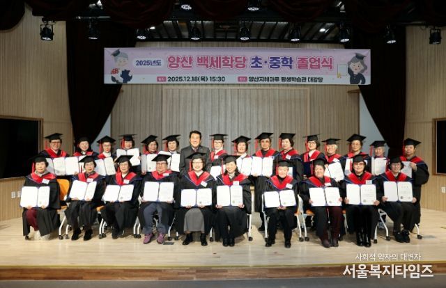 양산시 형설지공(螢雪之功)의 시간들, 졸업으로 꽃피다