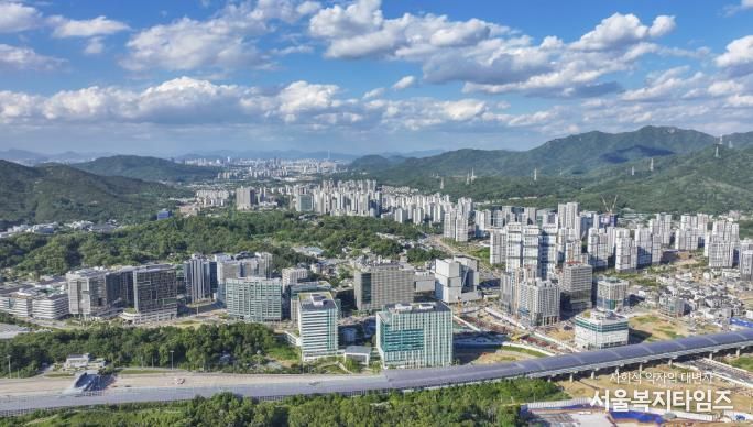 과천지식정보타운 모습