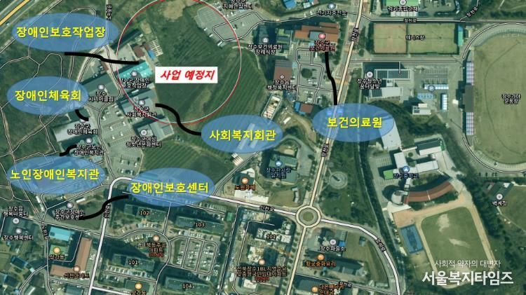 반다비체육센터 사업예정지