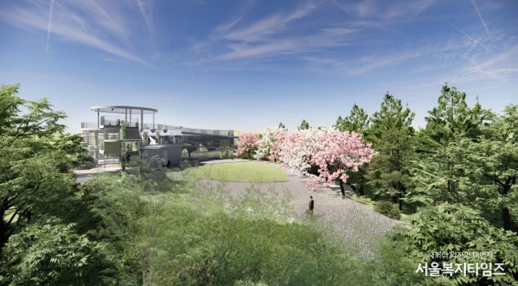 진주시, ‘진양호 노을전망대 조성공사’ 착공 - 조감도