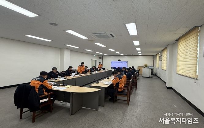 나주소방서, 대설·한파 대비 긴급 상황판단 회의 개최