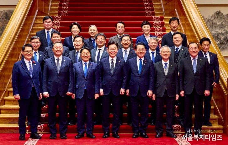 강기정 시장, 청와대 오찬 간담회 참석