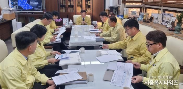 음성군, 한파 재난안전대책본부 가동·주민 행동 요령 전파