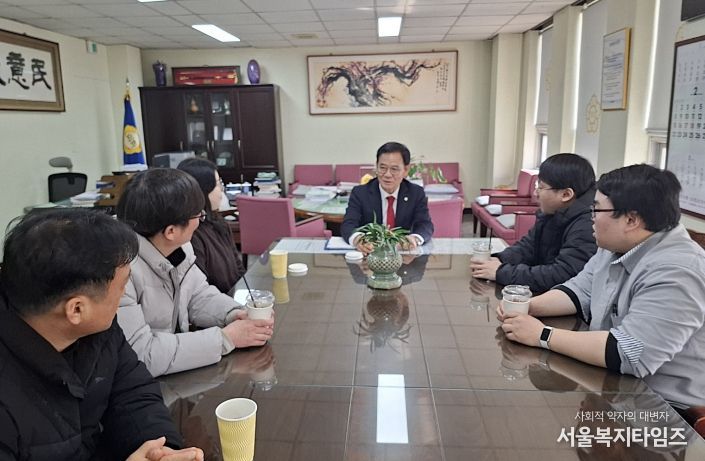 의장님과 함께하는 청렴․소통 토크 현장.