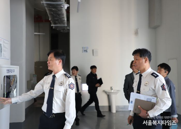 전남소방본부장, 목포 랜드마크 긴급 안전진단 및 목포소방서 현장 행보