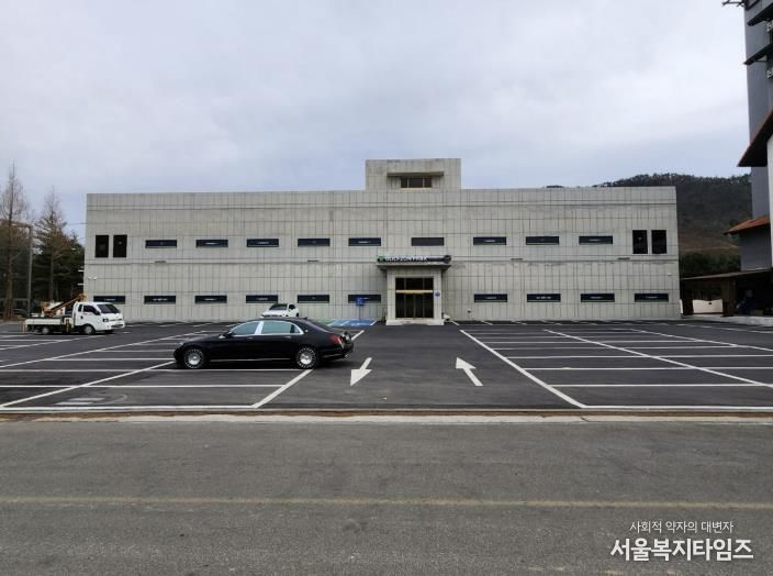 덕산온천관광지 실내골프연습장 조성지 전경